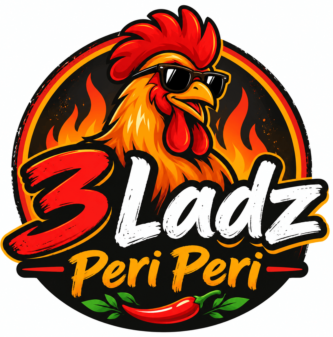 3 ladz piri piri logo