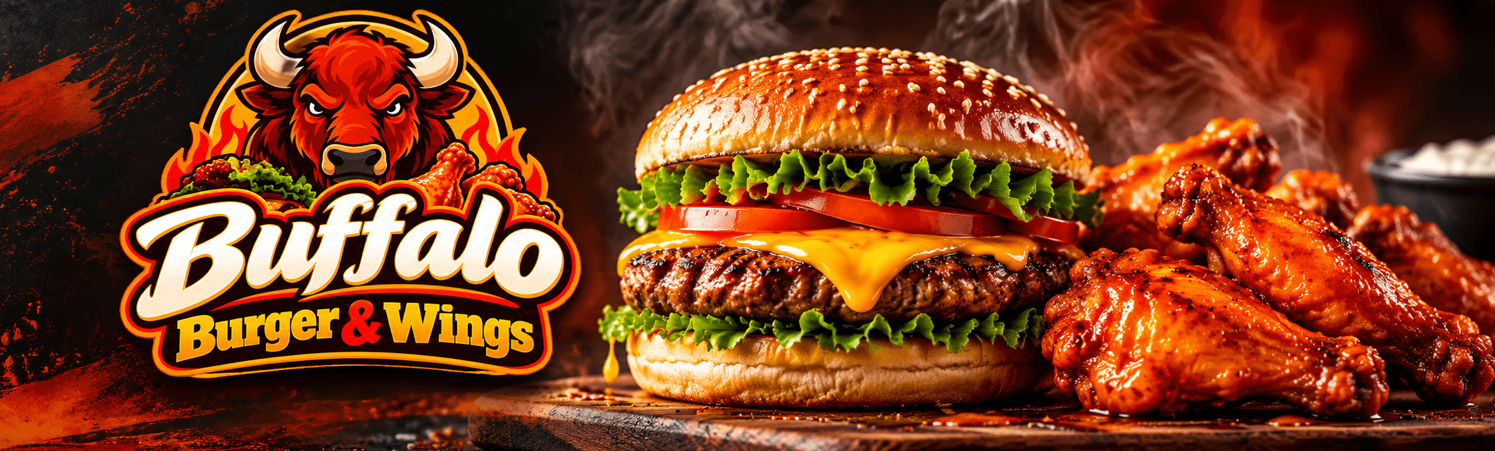 Buffalo Burger & Wings in London food and menu