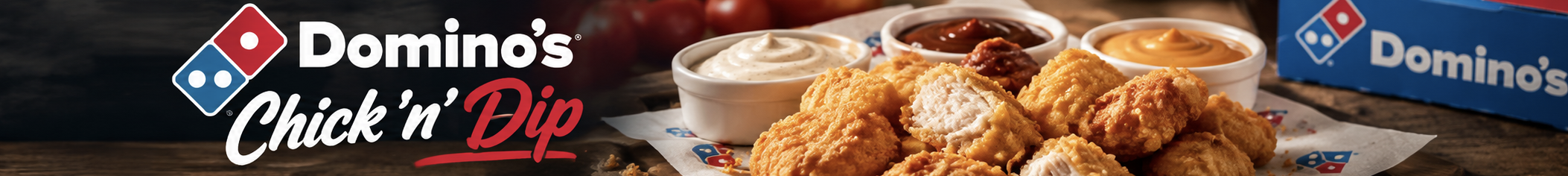 chick n dip from dominos in Manchester food and menu