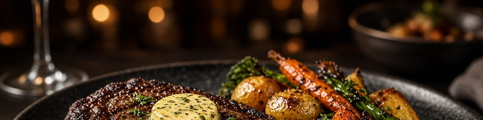 Flat Iron Steak in London menu photo