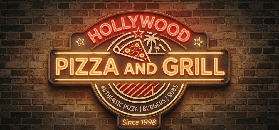 hollywood pizza and grill logo