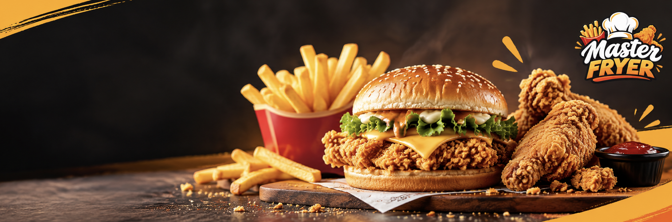 master fryer in London food and menu