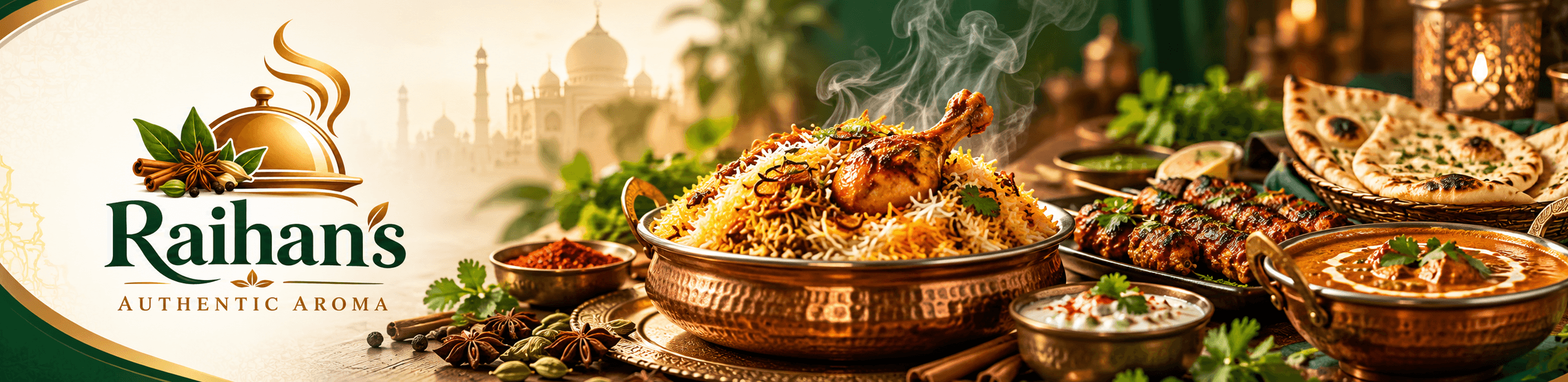 Raihan’s Authentic Aroma in UK food and menu