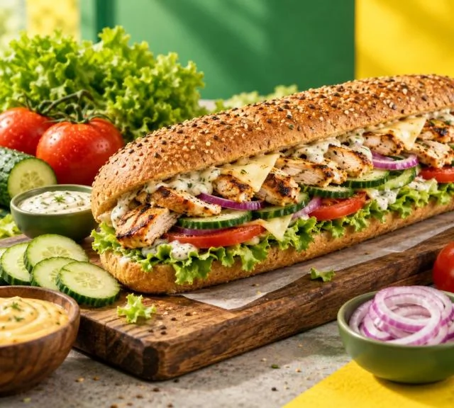 Subway in London menu photo