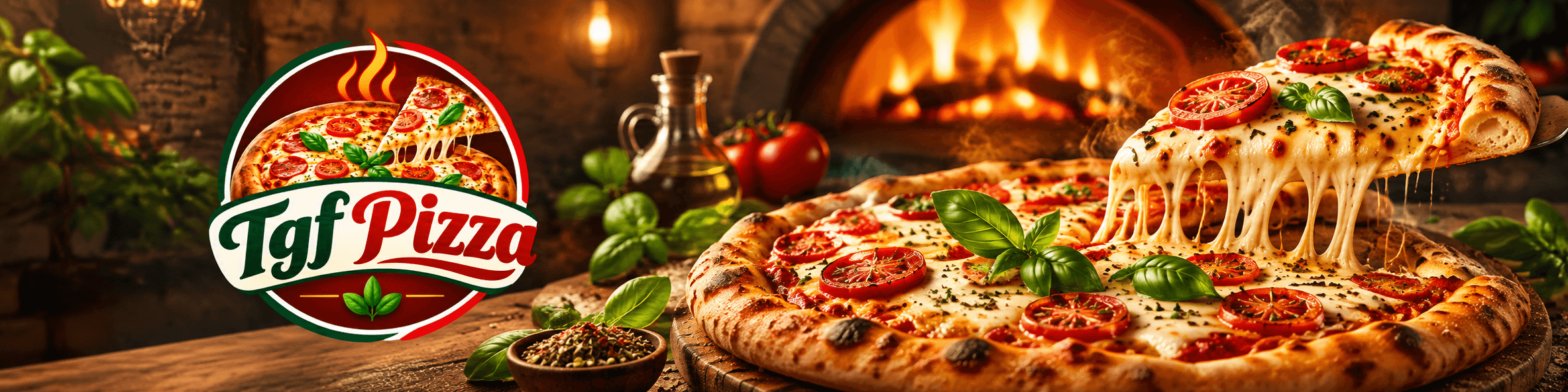 Tgf Pizza in Leeds food and menu