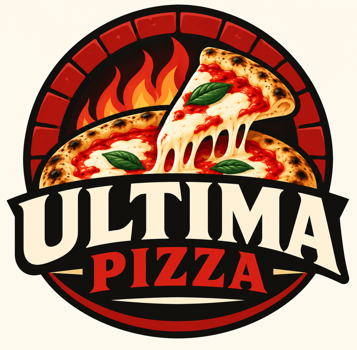 Ultima Pizza logo