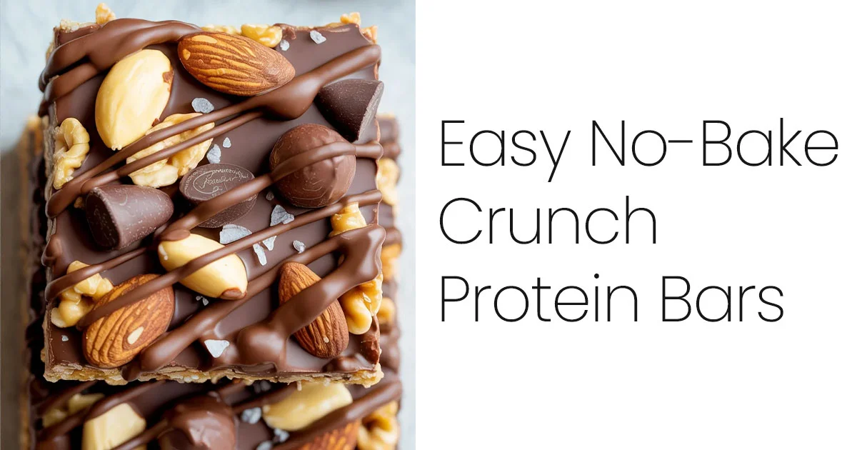 Easy No-Bake Crunch Protein Bars