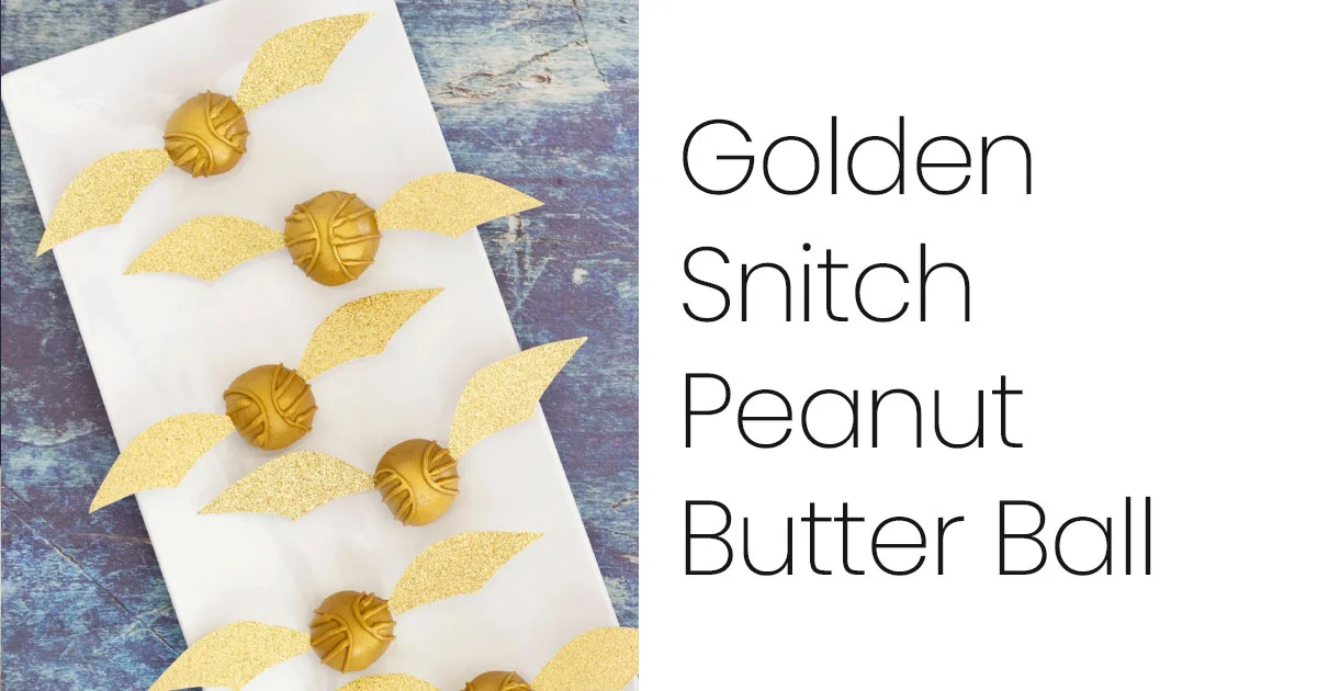 Golden Snitch Peanut Butter Balls