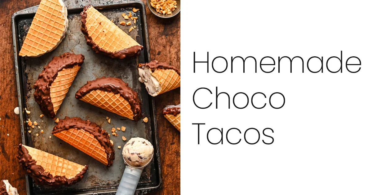 Homemade Choco Tacos
