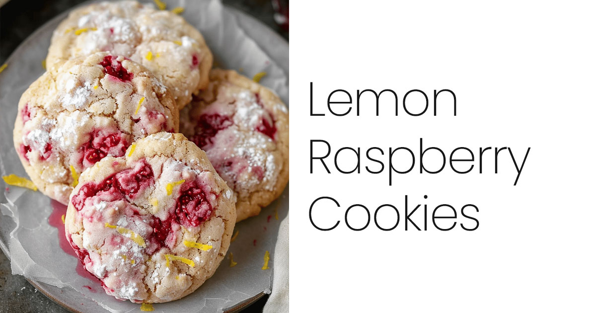 Lemon Raspberry Cookies