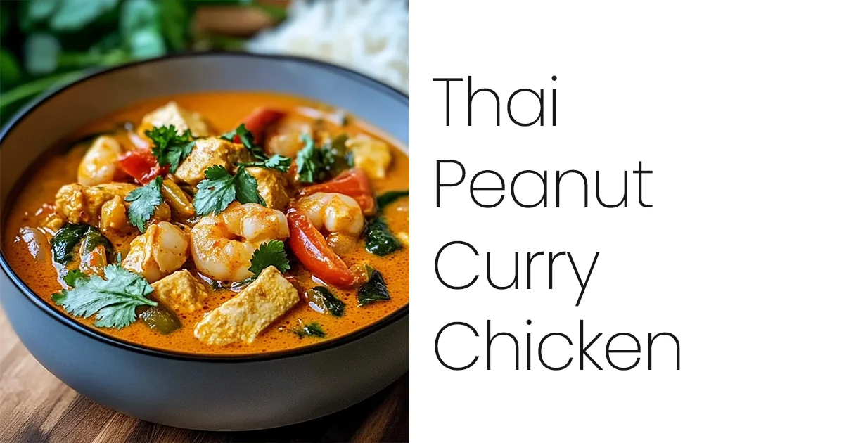 Thai Peanut Curry Chicken